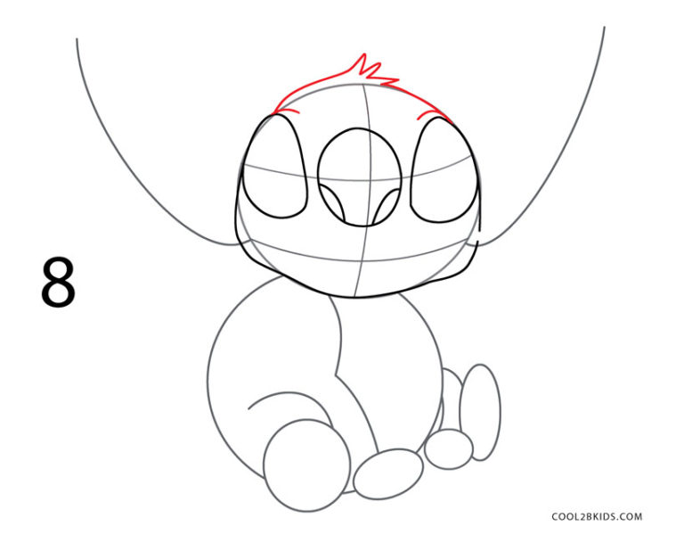 How to Draw Stitch (Step by Step Pictures)