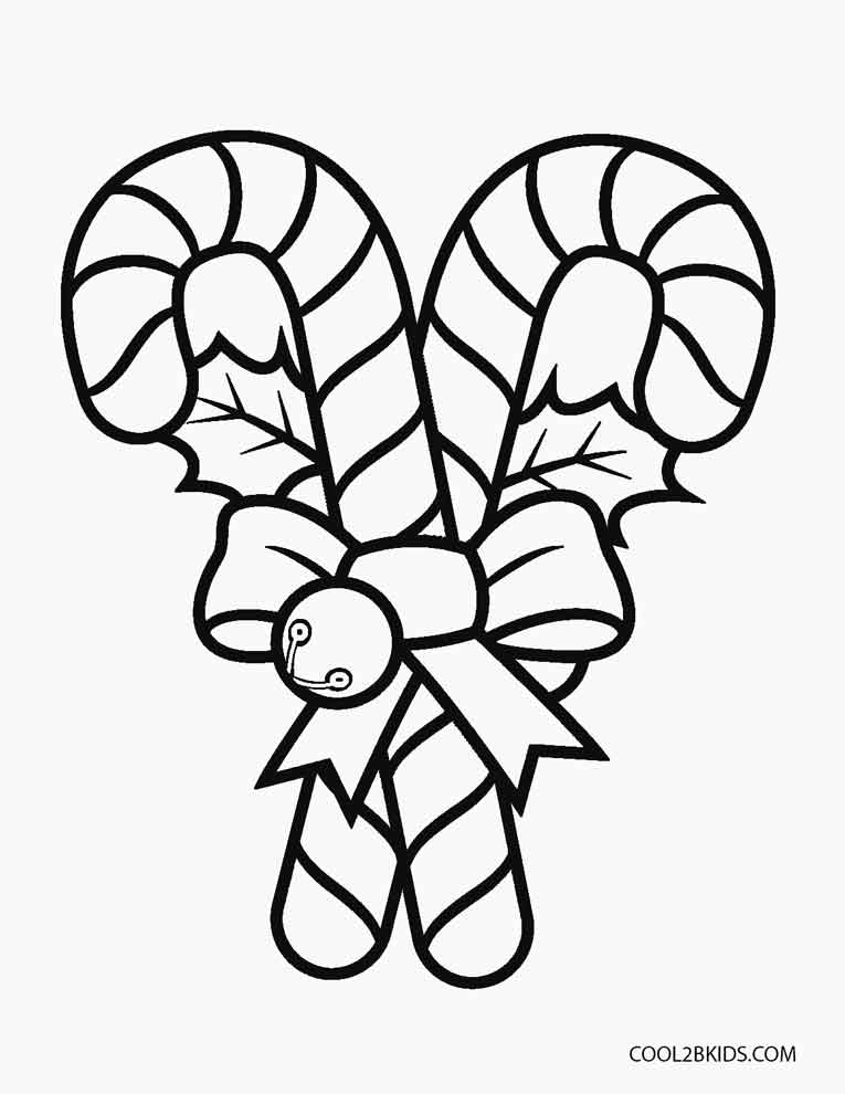 Download Free Printable Candy Cane Coloring Pages For Kids