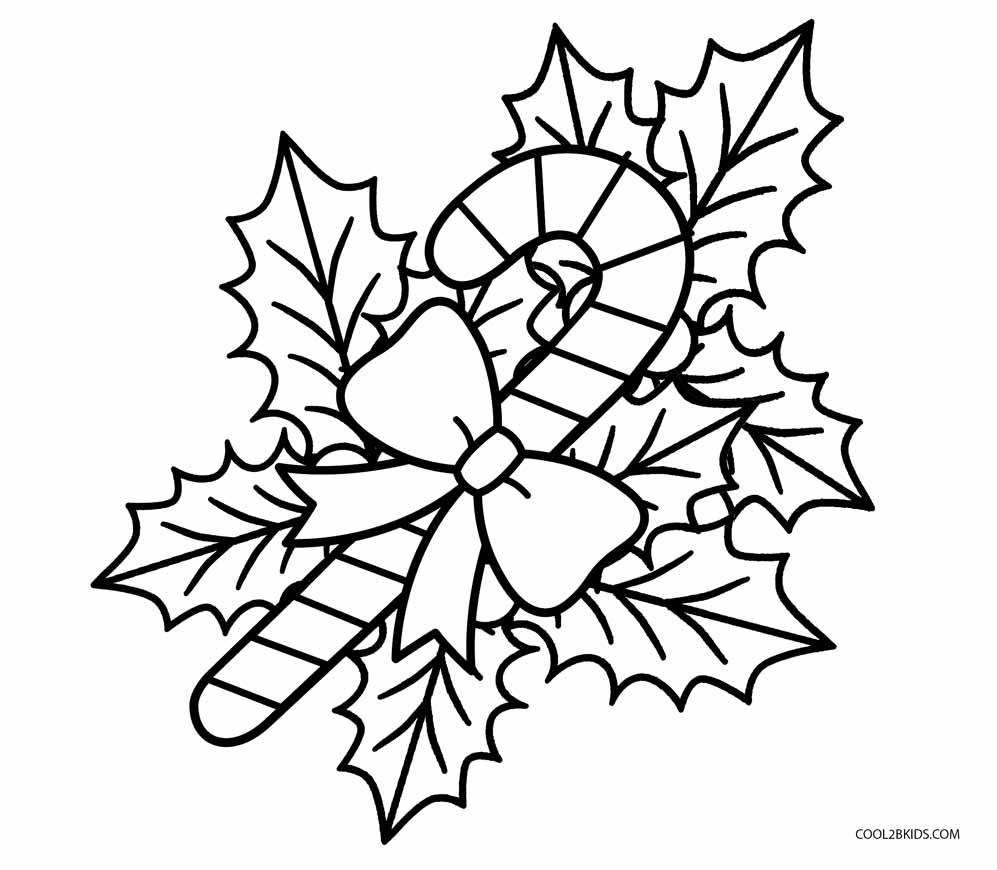Download Free Printable Candy Cane Coloring Pages For Kids