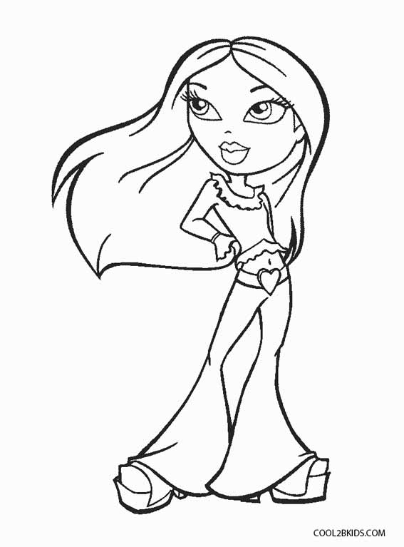 Featured image of post Bratz Coloring Pages Baddie