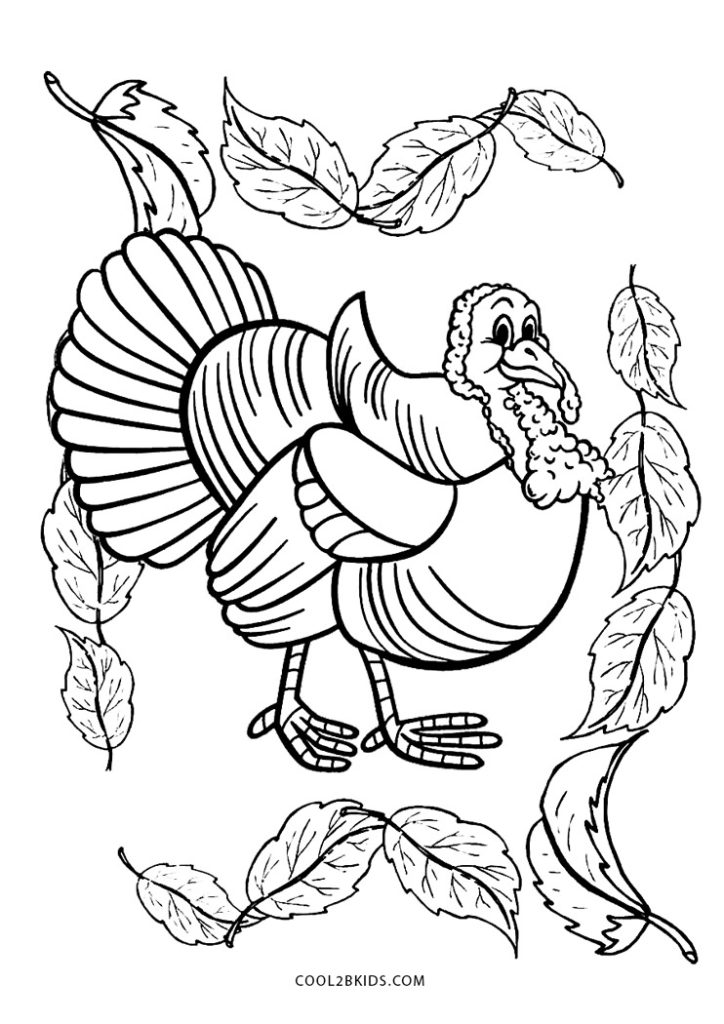 Free Printable Turkey Coloring Pages For Kids