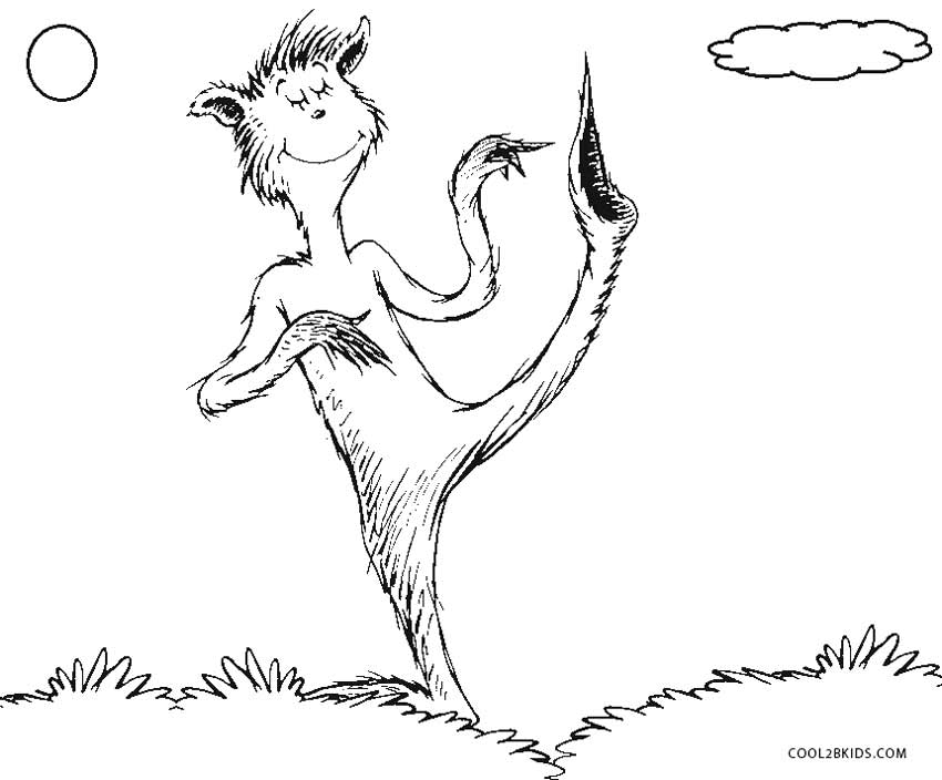 Free Printable Dr Seuss Coloring Pages