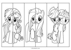 young my little pony coloring pages