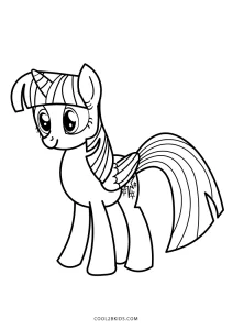 my little pony princess twilight coloring pages