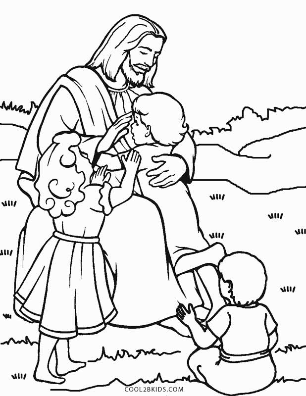 Jesus Printable Coloring Pages - Printable World Holiday