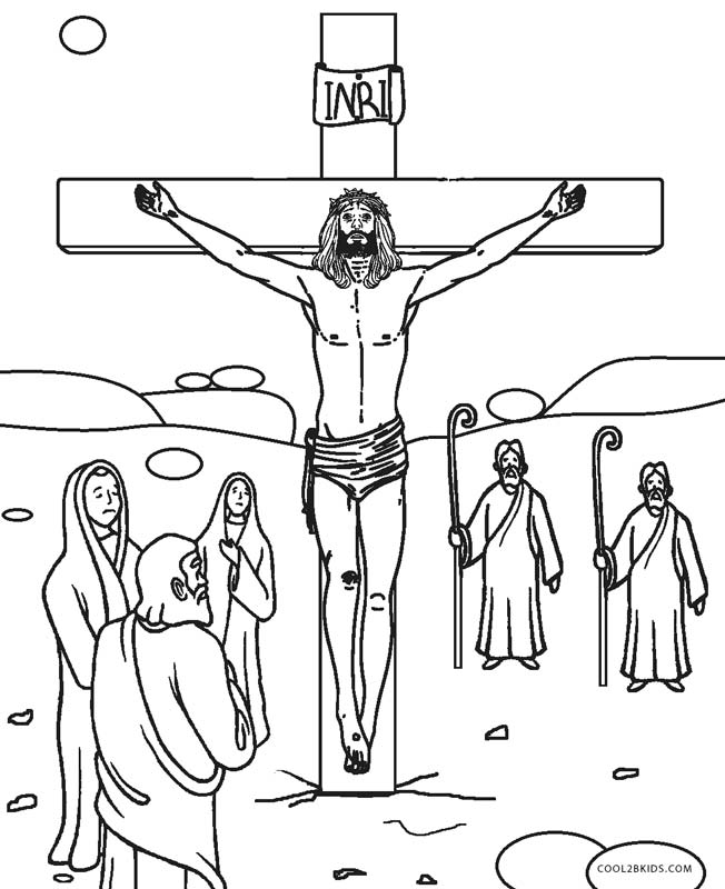 the stations of the cross coloring pages