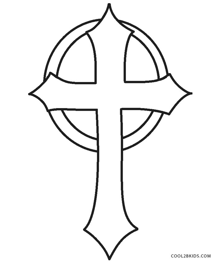 Download Free Printable Cross Coloring Pages For Kids