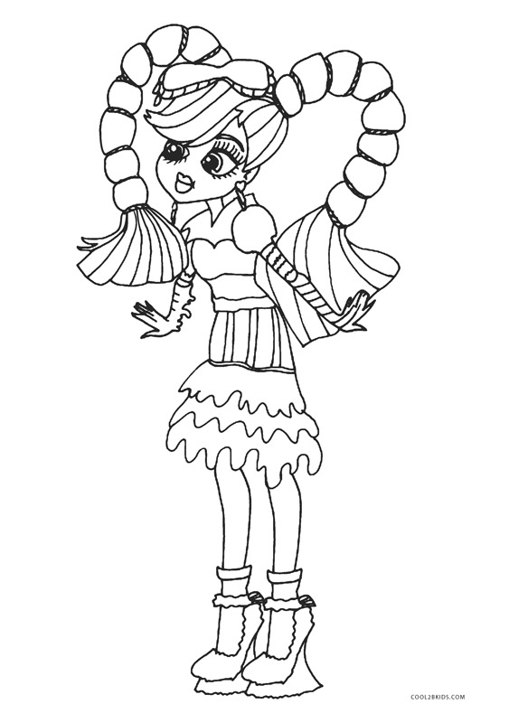 Free Printable Monster High Coloring Pages For Kids | Cool2bKids