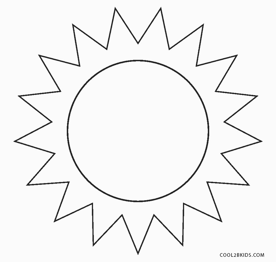 Sun Template Free Printable