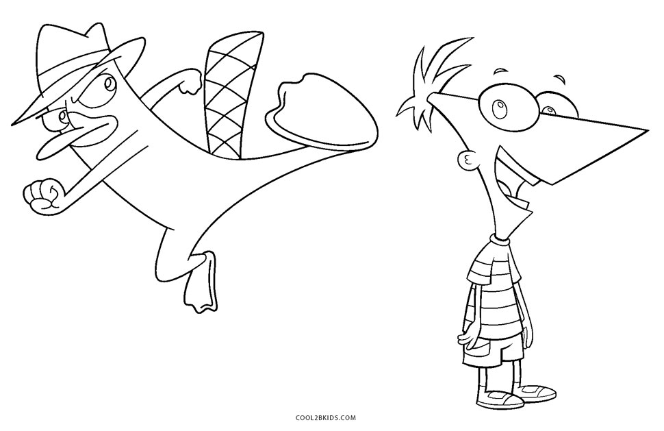 Phineas And Ferb Ausmalbilder