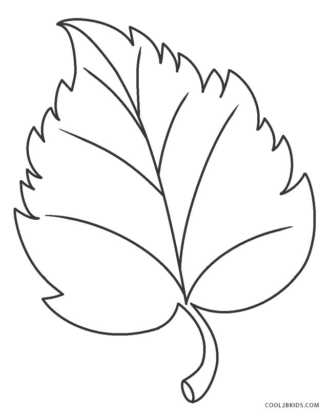 Smalltalkwitht 43 Leaf Coloring Pages Printable Pictures