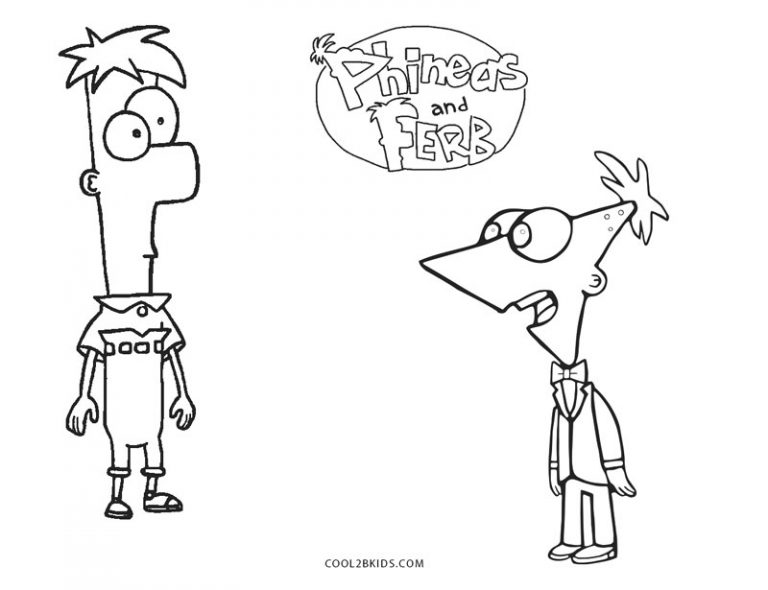 Finis And Ferb Coloring Pages