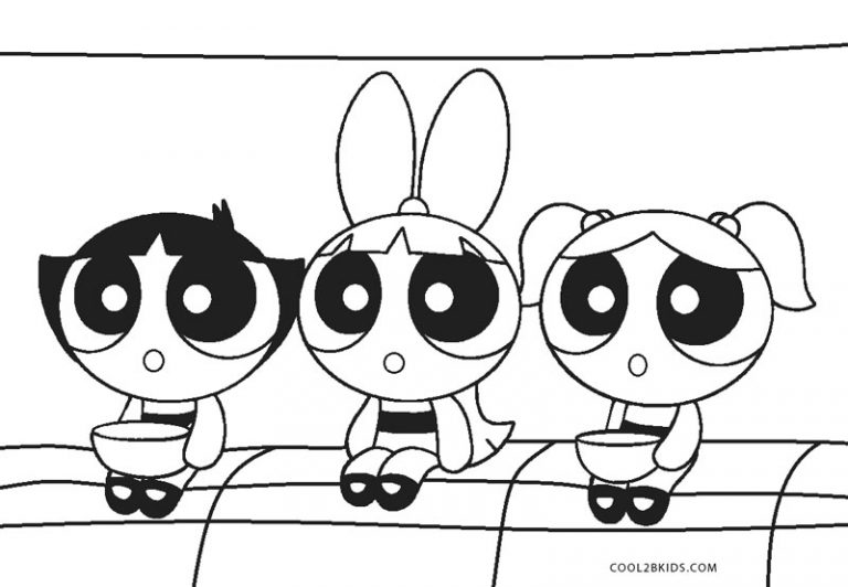 Free Printable Powerpuff Girls Coloring Pages