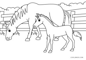 horse and pony coloring pages