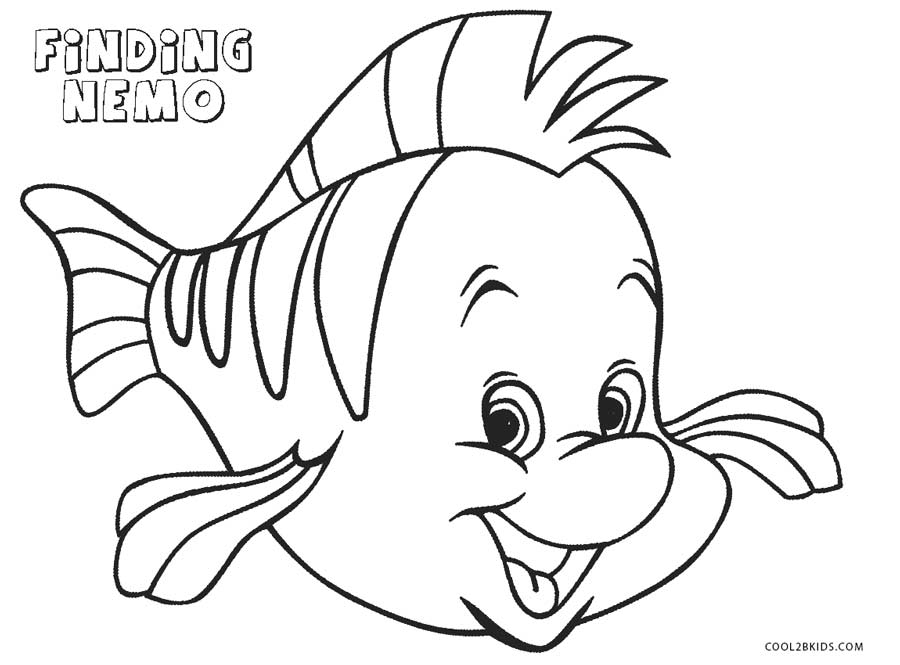 114 Cartoon Printable Finding Nemo Coloring Pages 