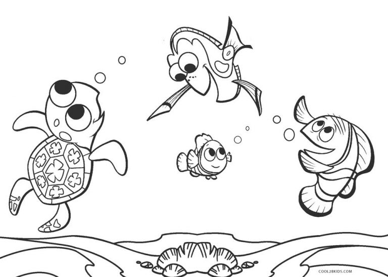 Free Printable Nemo Coloring Pages For Kids