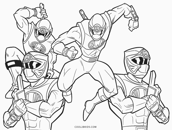 power rangers super megaforce coloring pages red