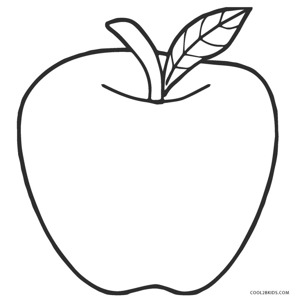 Printable Apple Coloring Pages Printable World Holiday