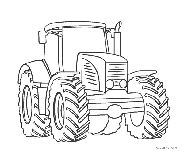 free farm equipment coloring pages