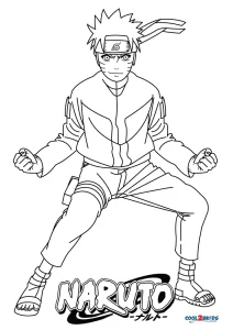 Coloring page - Naruto herói