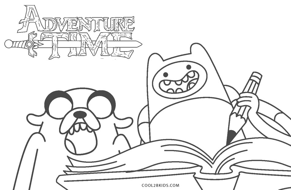 Free Adventure Time Coloring Pages Kids