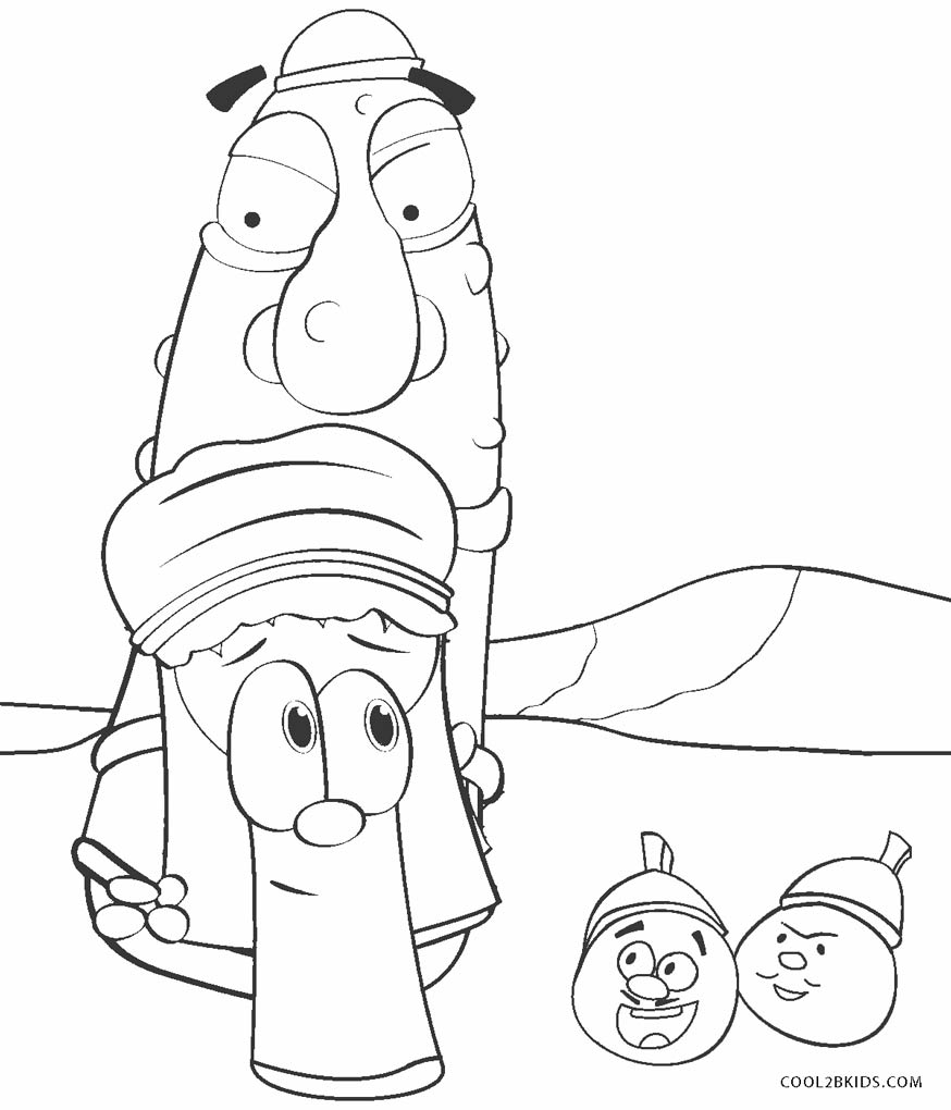 The Best and Most Comprehensive Larry The Cucumber Coloring Page - cool