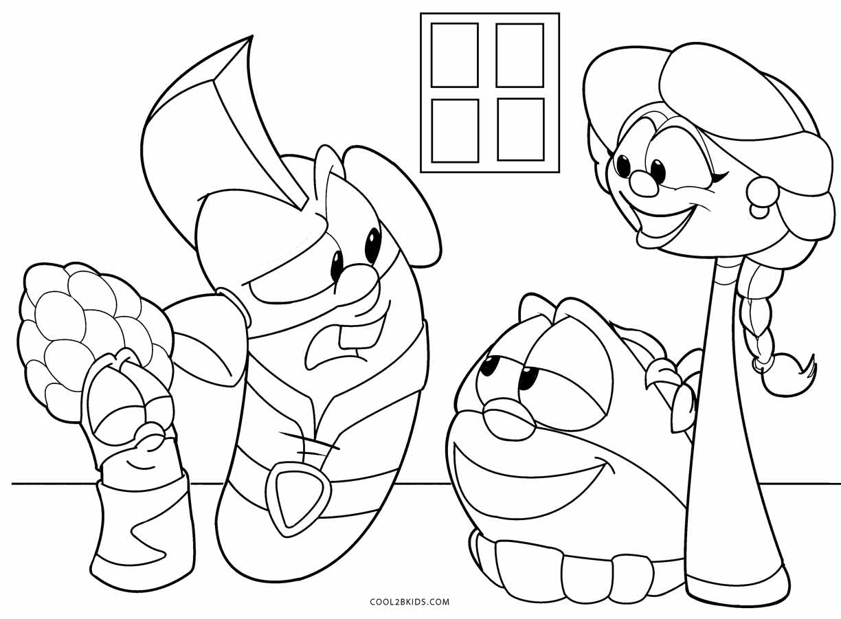 7300 Top Veggietales Christmas Coloring Pages For Free