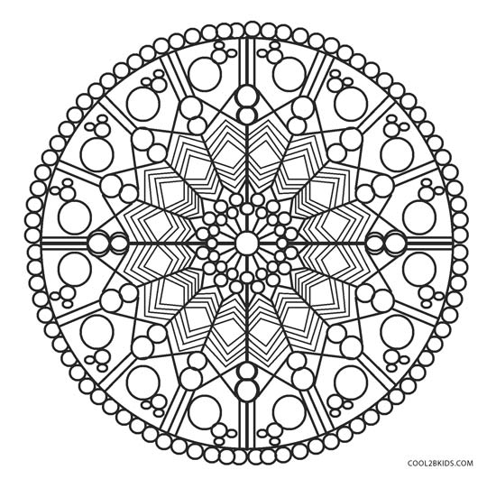 geometric patterns coloring pages for kids
