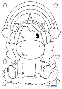 baby unicorns coloring pages