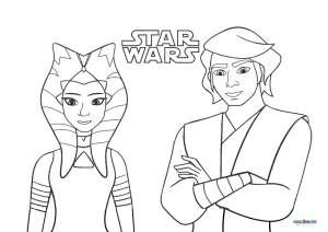 star wars clone wars ahsoka coloring pages