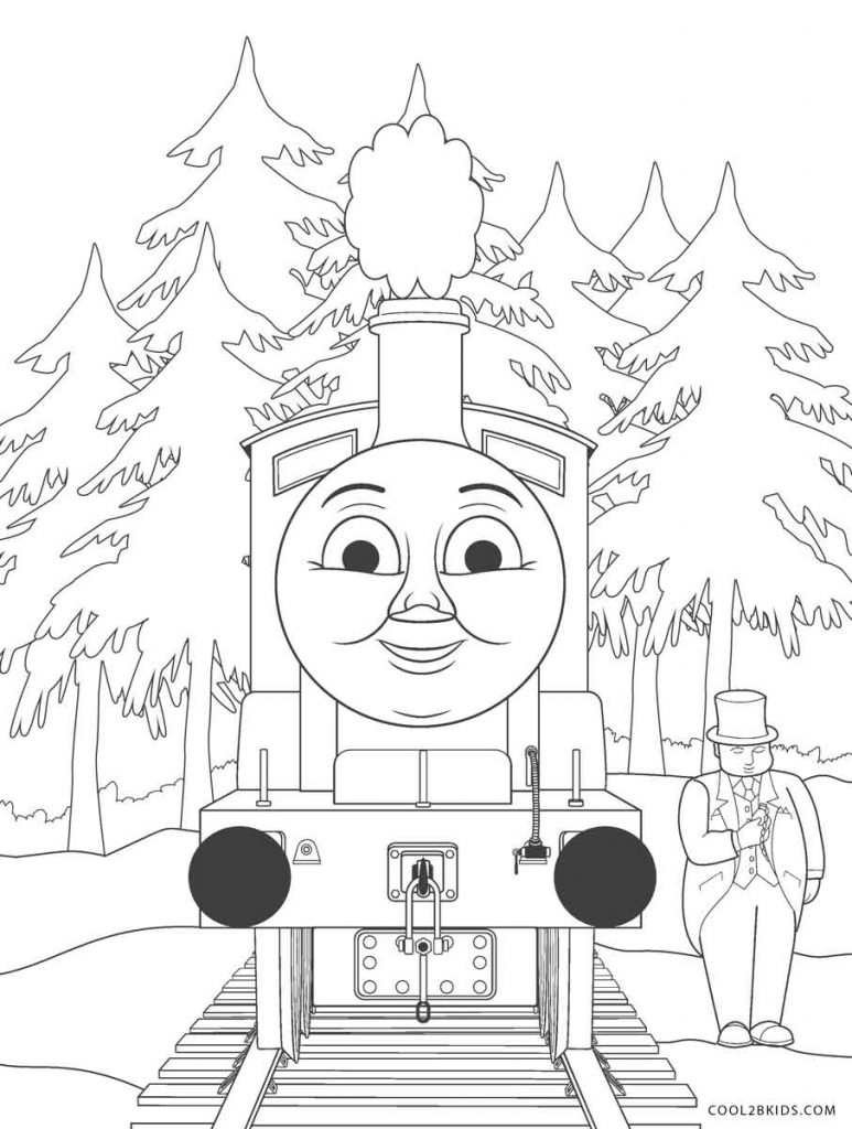 Free Printable Thomas The Train Coloring Pages For Kids