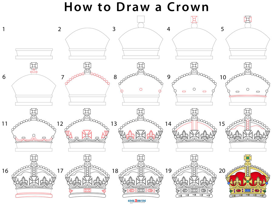  How To Draw A Crown Easy Step By Step Marian Nickjonasytu