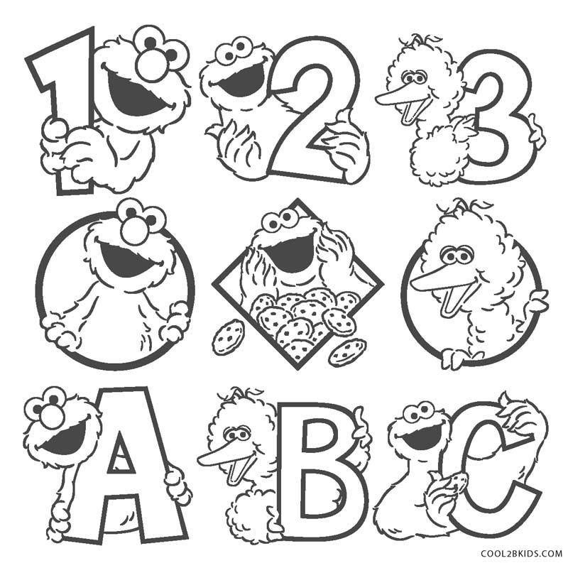 Free Sesame Street Printables For Toddlers