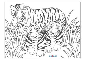 coloring pages of baby tigger