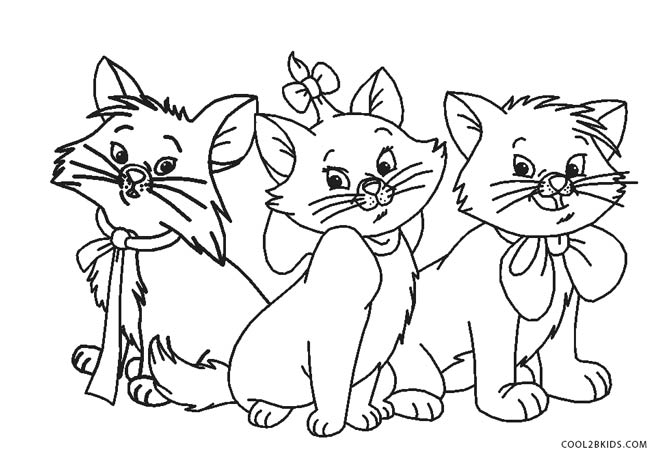 Dibujos de Gatos para colorear - Páginas para imprimir gratis