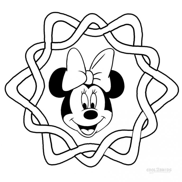 Dibujos de Minnie Mouse para colorear - Páginas para imprimir gratis