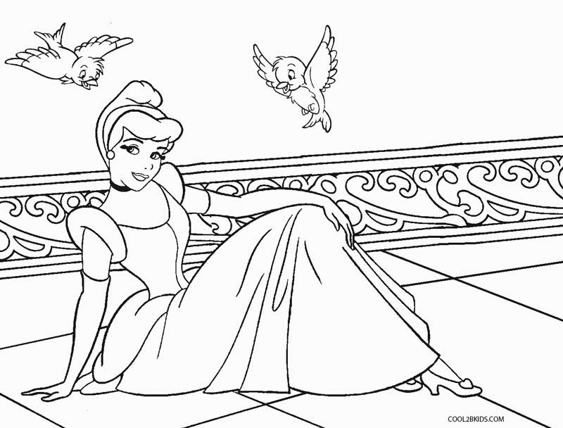 Cenicienta Imagenes De Princesas De Disney Para Colorear Páginas Colorear 0306