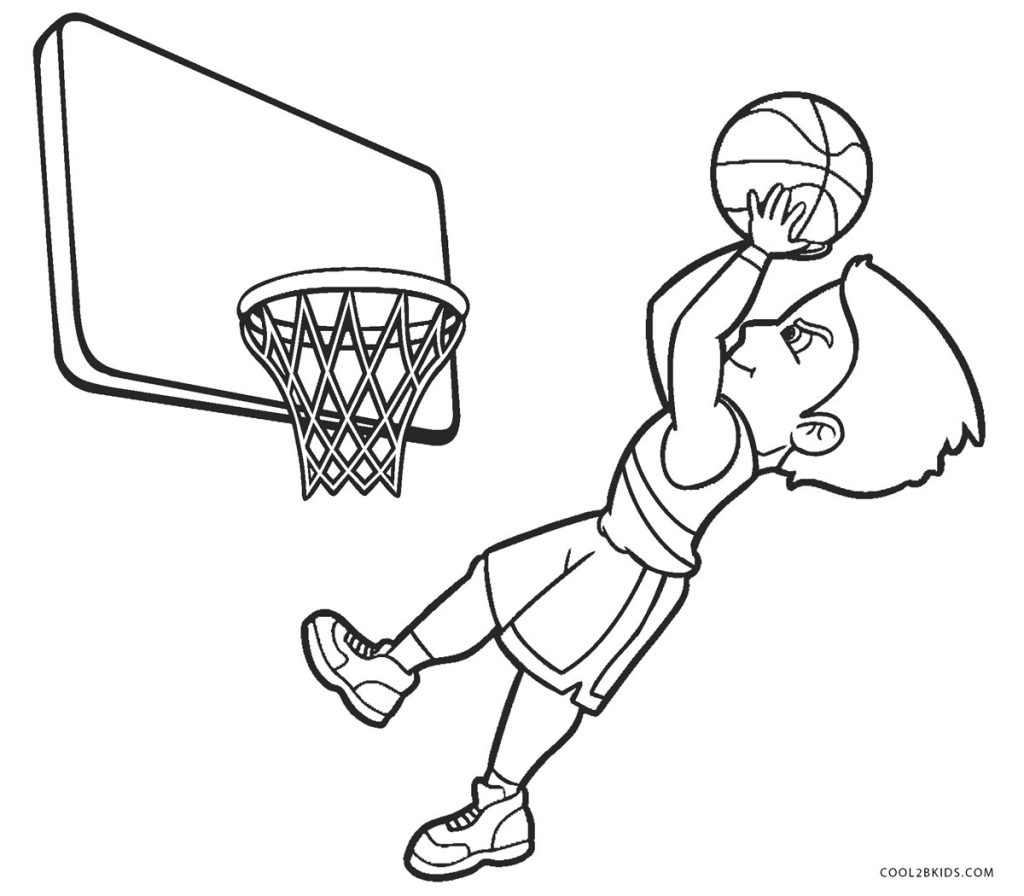 Free Printable Basketball Coloring Pages For Kids