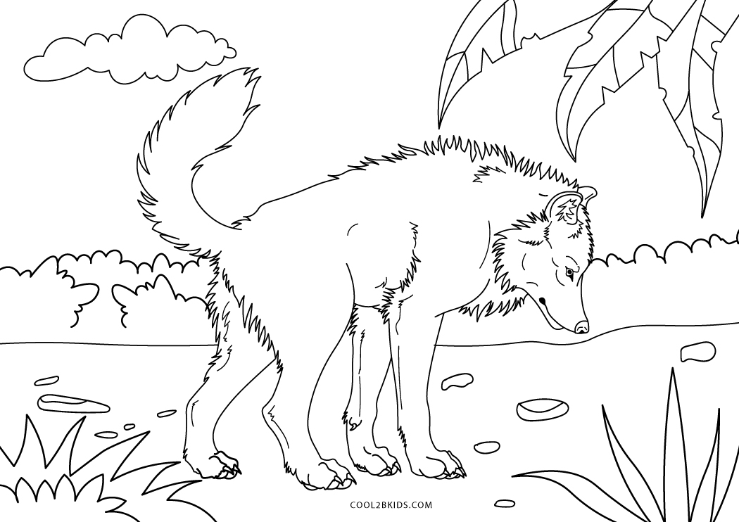 Free Printable Wolf Coloring Pages For Kids