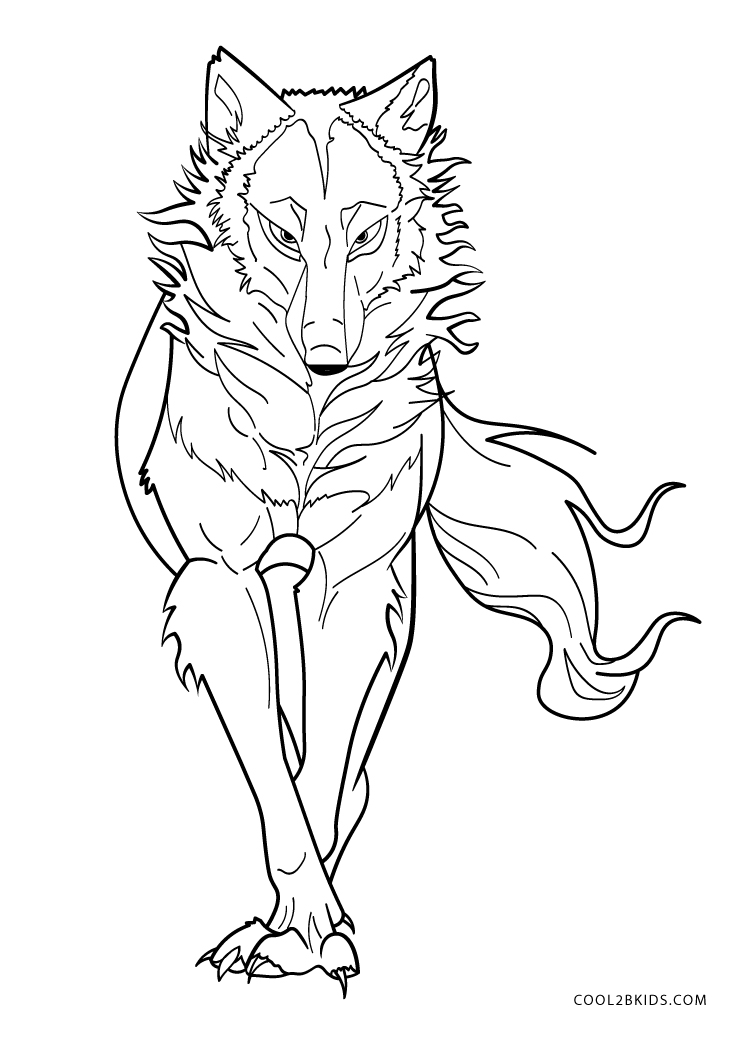 Free Printable Wolf Coloring Pages For Kids