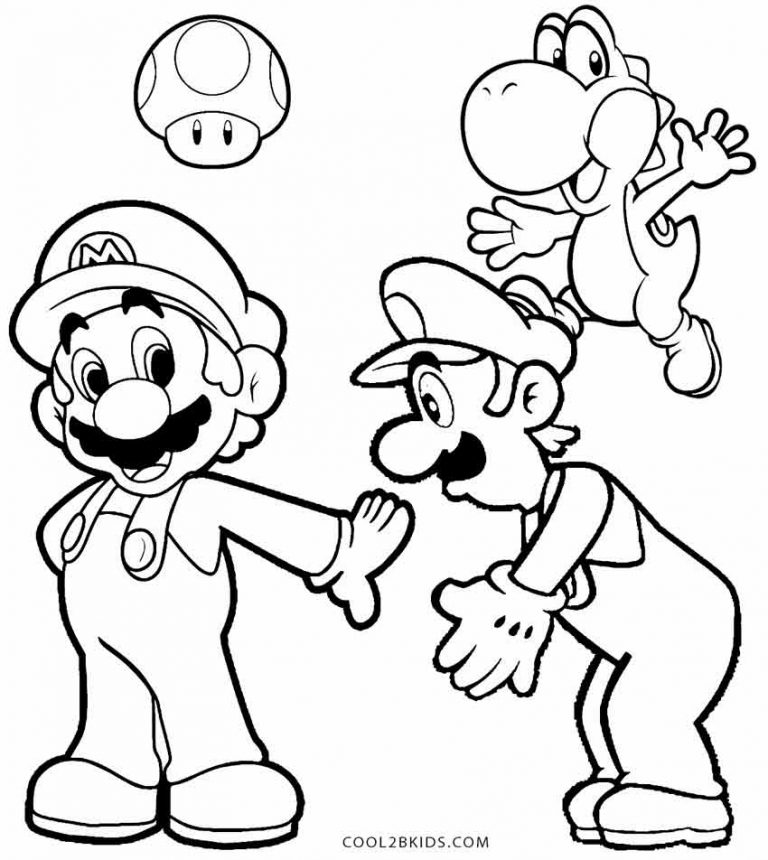 Dibujo Luigi Para Colorear Imprimir E Dibujar Dibujos Colorearcom