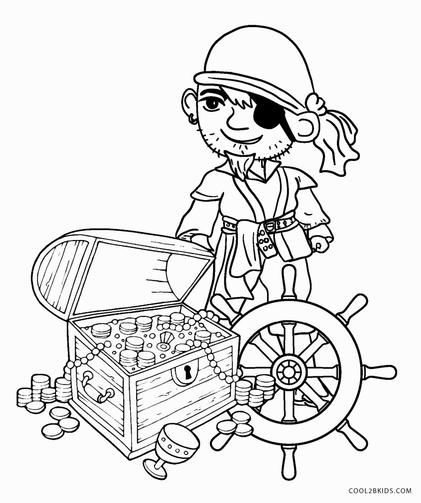 Free Printable Pirate Coloring Pages For Kids