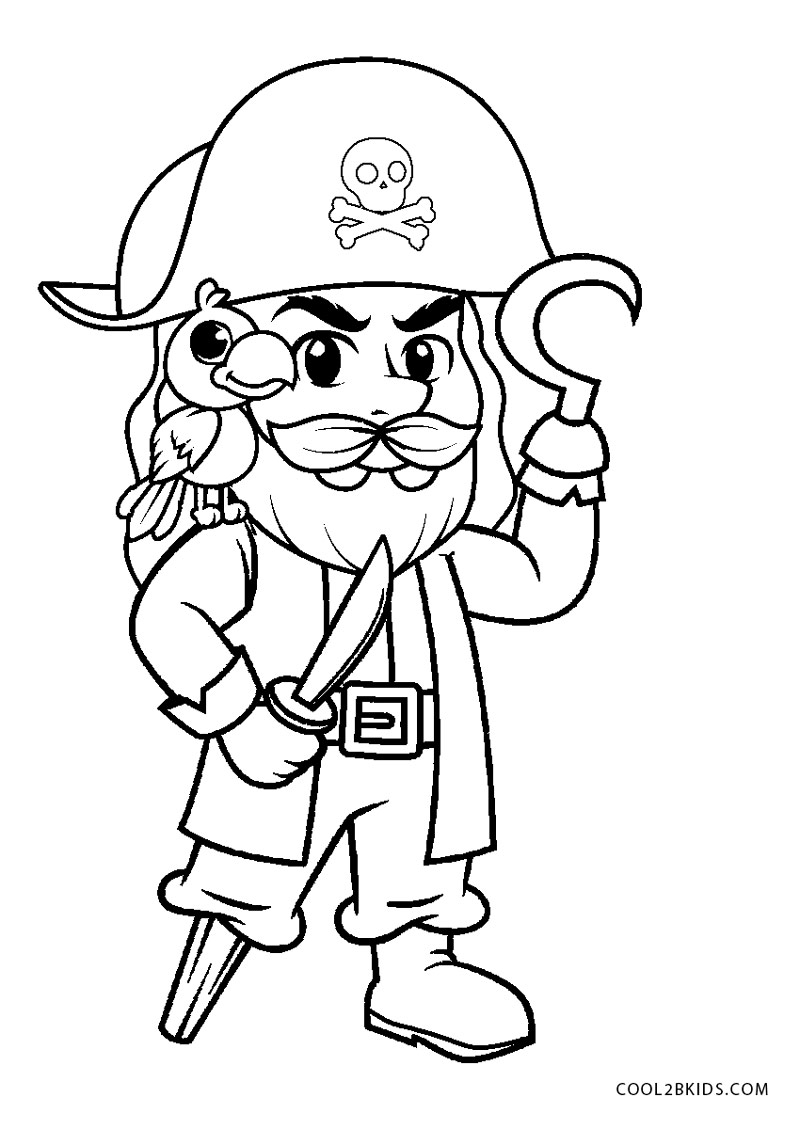Pirate Coloring Pages Printable - Printable World Holiday
