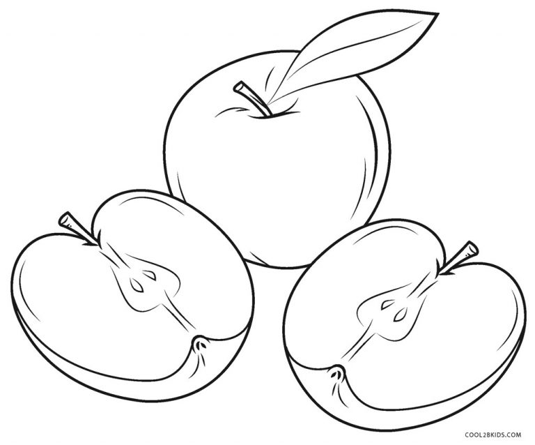 Dibujos De Manzanas Para Colorear Páginas Para Imprimir Gratis 7686