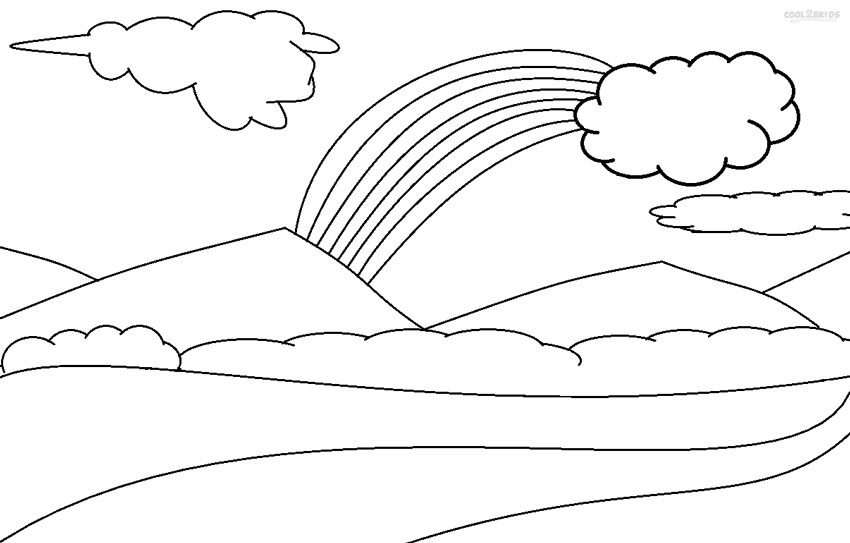 Dibujos De Nube Para Colorear Paginas Para Imprimir Gratis