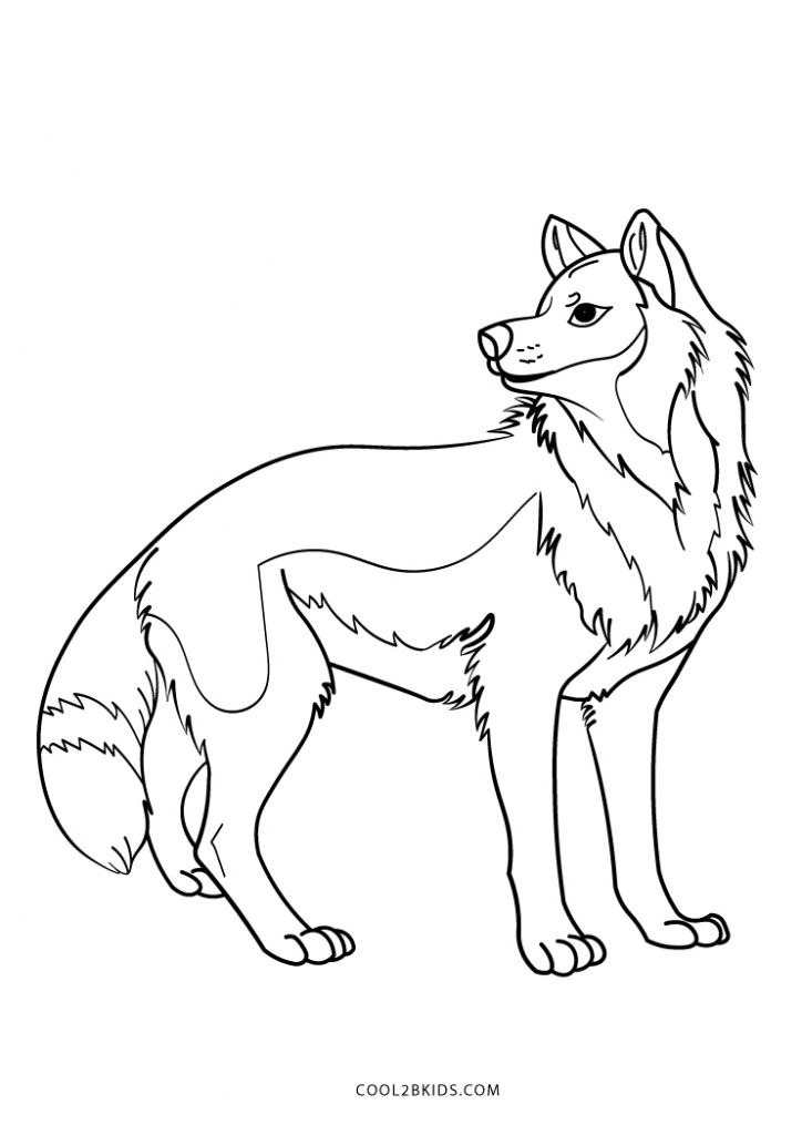 Free Printable Wolf Coloring Pages For Kids