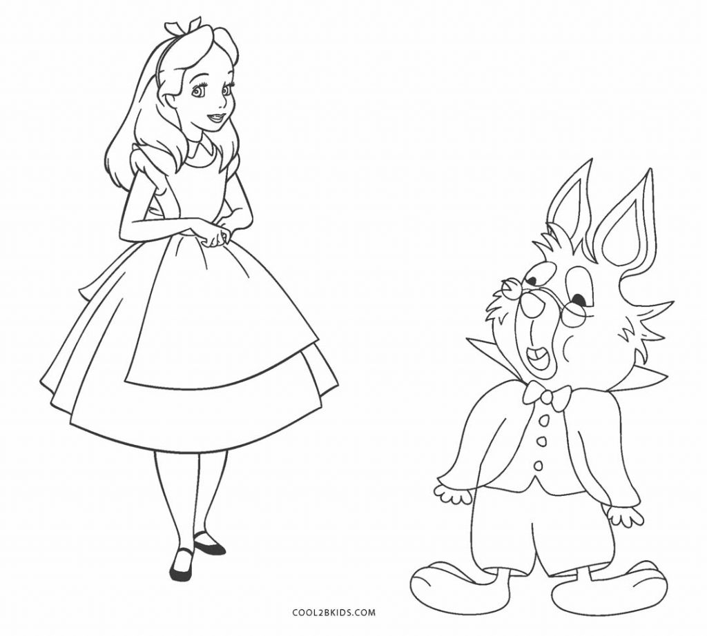 Принцесса кролик раскраска для детей