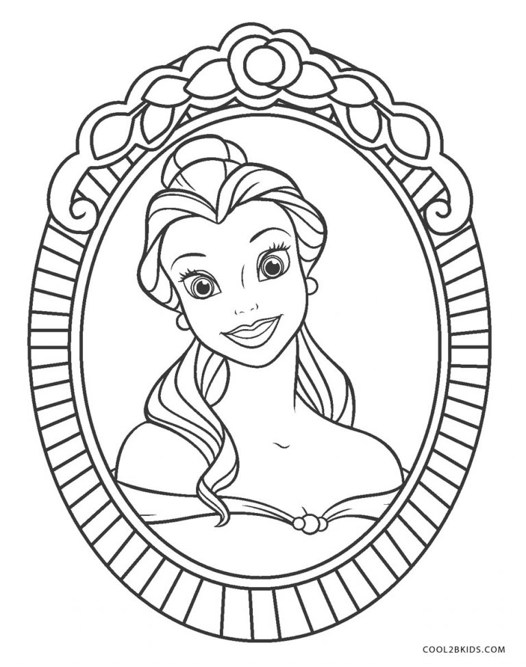 Free Printable Beauty and the Beast Coloring Pages For Kids