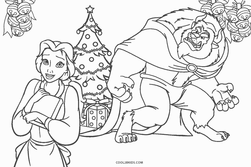 disney beauty and the beast rose coloring pages