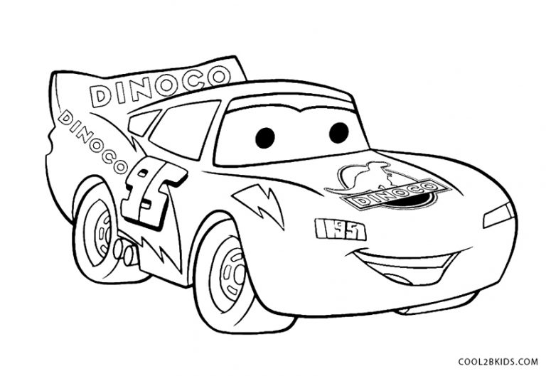 Free Printable Lightning McQueen Coloring Pages For Kids